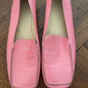 Pink Kate Spade Square Toed Shoes